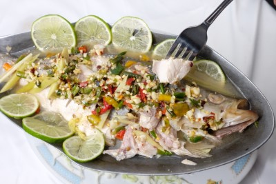 Garlic Lemon Fish In Hotpot Image