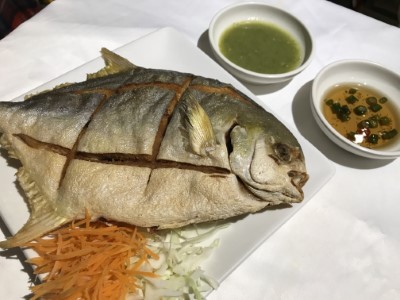 Fried Pompano Fish Image