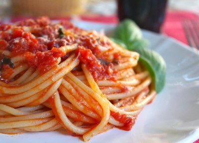 Pasta with Tomato Sauce Image