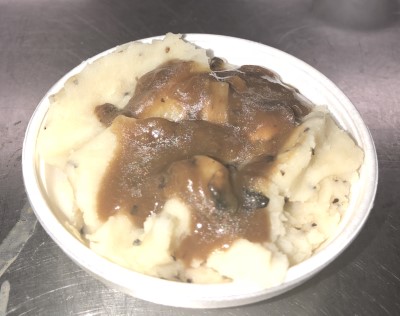 Mash potatoes with Gravy Image