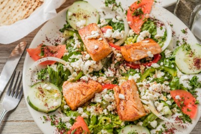 Grilled Salmon Salad Image