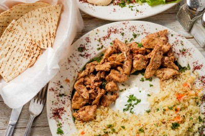 Chicken Shawarma Plate Image