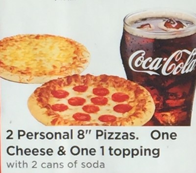 2 Personal 8 2inch Pizzas Image