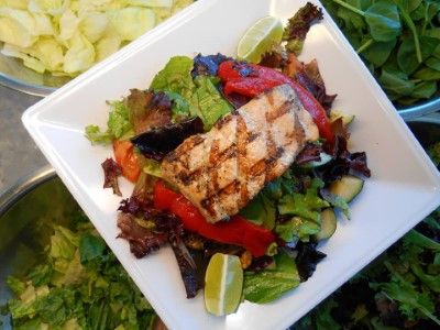 Grilled Salmon Salad Image