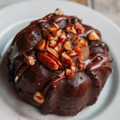 Caramel Turtle Chocolate Cake Image