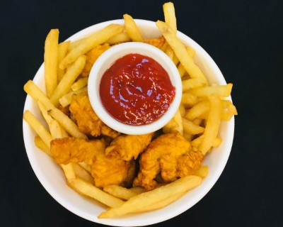 Fries & Chicken (bowl) Image