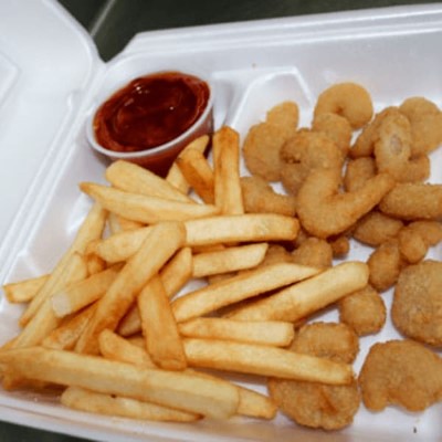 Shrimp Basket & Fries Image