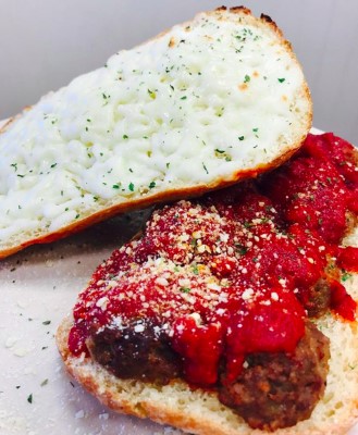 Meatball Parmesan Sandwich Image