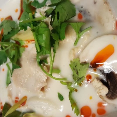 C4. Tofu Tom Kah Soup Image