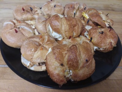 Large Breakfast Sandwich Tray Image