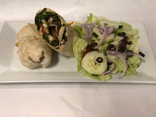 Roasted Veggie & Hummus Wrap Image
