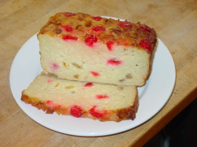 Sweet Noodle Pudding with Fruit Image