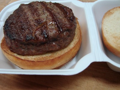 Burger with Onion & Fresh Cut Idaho Fries Image