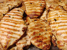 Sliced Grilled Chicken Caesar Salad Image