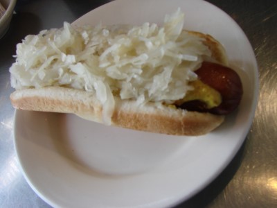 One Hot Dog & a Knish Image