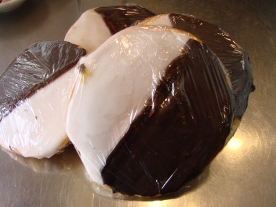 Black & White Cookie Image