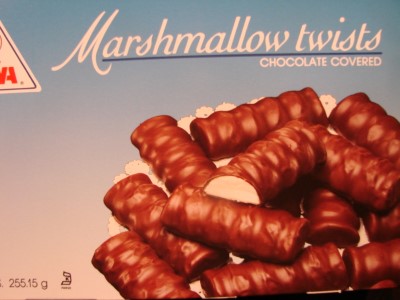 Joyva Chocolate Covered Marshmallow Twists Image