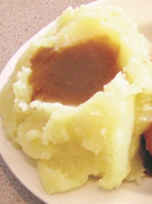 Fresh Mashed Potatoes with Gravy Image
