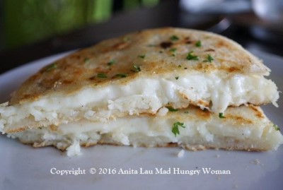 Filled Arepa with Cheese Image