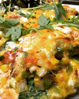 Veggie Open-Faced Sandwich Image