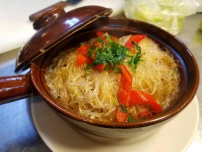 Shrimp in Clay Pot Image