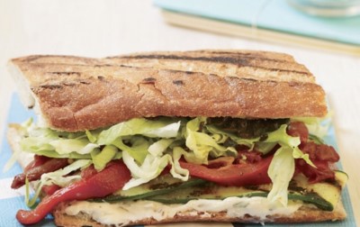 Vegetarian Deluxe Sandwich Image