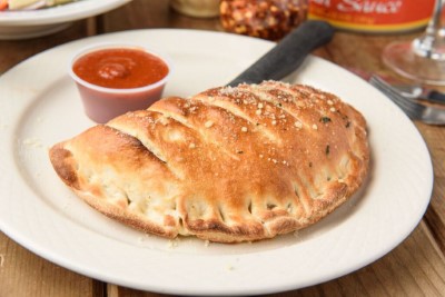 Calzone & Salad Image