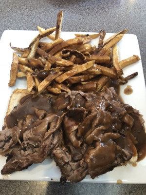 Hot Roast Beef Dinner Image
