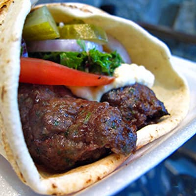 Lamb Kebab Wrap Image