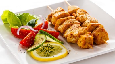 Chicken Kebab Plate Image
