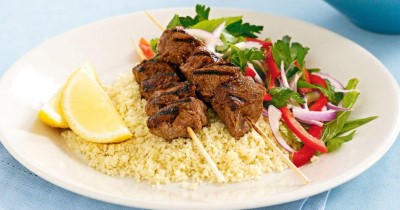 Lamb Kebab Plate Image