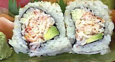 Real Crab California Rolls Lunch Image