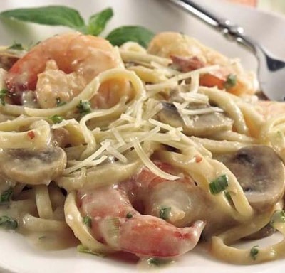 Lobster Seafood Fettuccini Image