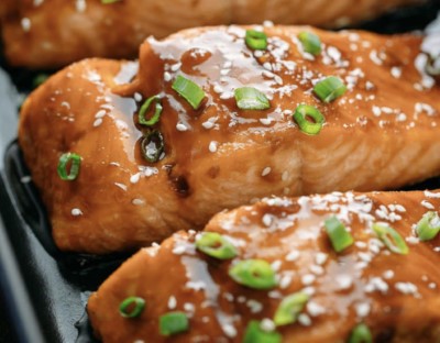 Fresh Salmon Teriyaki Image