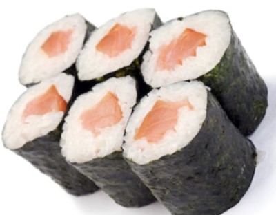 16. Smoked Salmon (Hoso Maki) Image