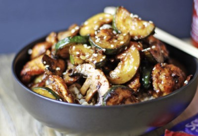 Shiitake Shrimp Teriyaki Image