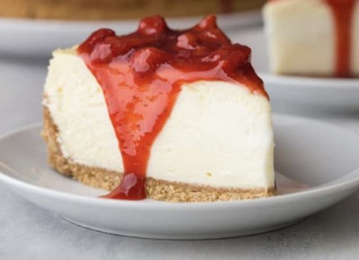 Homemade Strawberry Cheese Cake Image