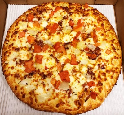 White Cheese Pizza Image