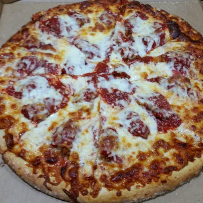 Shrimp Parmigiana Pizza Image