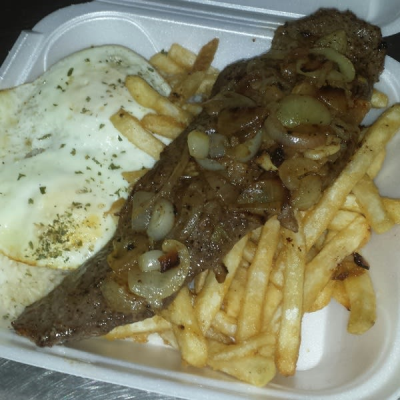 Bistec a lo Pobre Image
