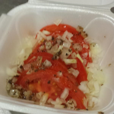 Fresh Tomatoes & Onions Salad Image