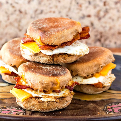 Catering Breakfast Sandwich Platter, Hash Brownes & Boxed Coffee - Serves 10ppl Image