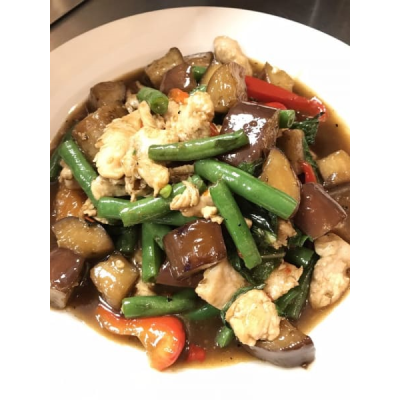 Eggplant Lover with Chicken Image