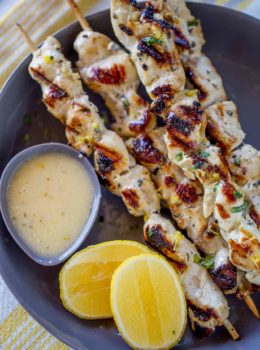 Greek Marinated Greek Chicken Tips Image
