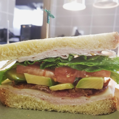 Turkey Bacon Avocado Sandwich Image