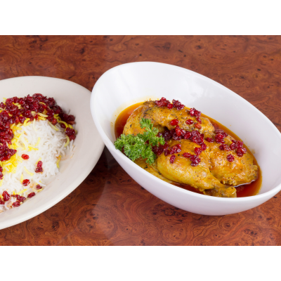 Zereshk Polo with Chicken Image