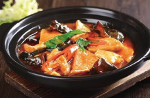 Braised Tofu & Sliced Meat with Black Fungus 家常豆腐 Image
