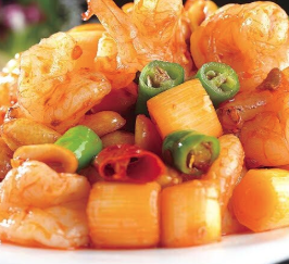 Fried Prawn Balls in Chili Sauce with Peanuts 宫保虾球 Image