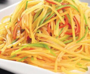 Fried Shredded Potato with Vinegar & Chili 酸辣土豆丝 Image