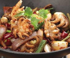 Griddle Cooked Spicy Octopus 干锅八爪鱼 Image